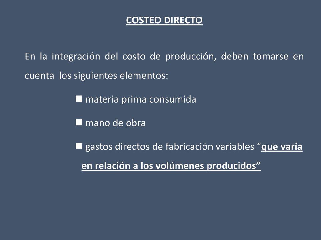 Costo Directo Vs Absorbente 2373